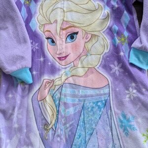 💥5/20$ Disney Frozen Kids One Piece Footie - Purple and Blue